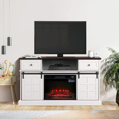 Insert de cheminée électrique avec réglage de la chaleur, de la luminosité, minuterie et protection contre la surchauffe, 1400W, homologué CSA.