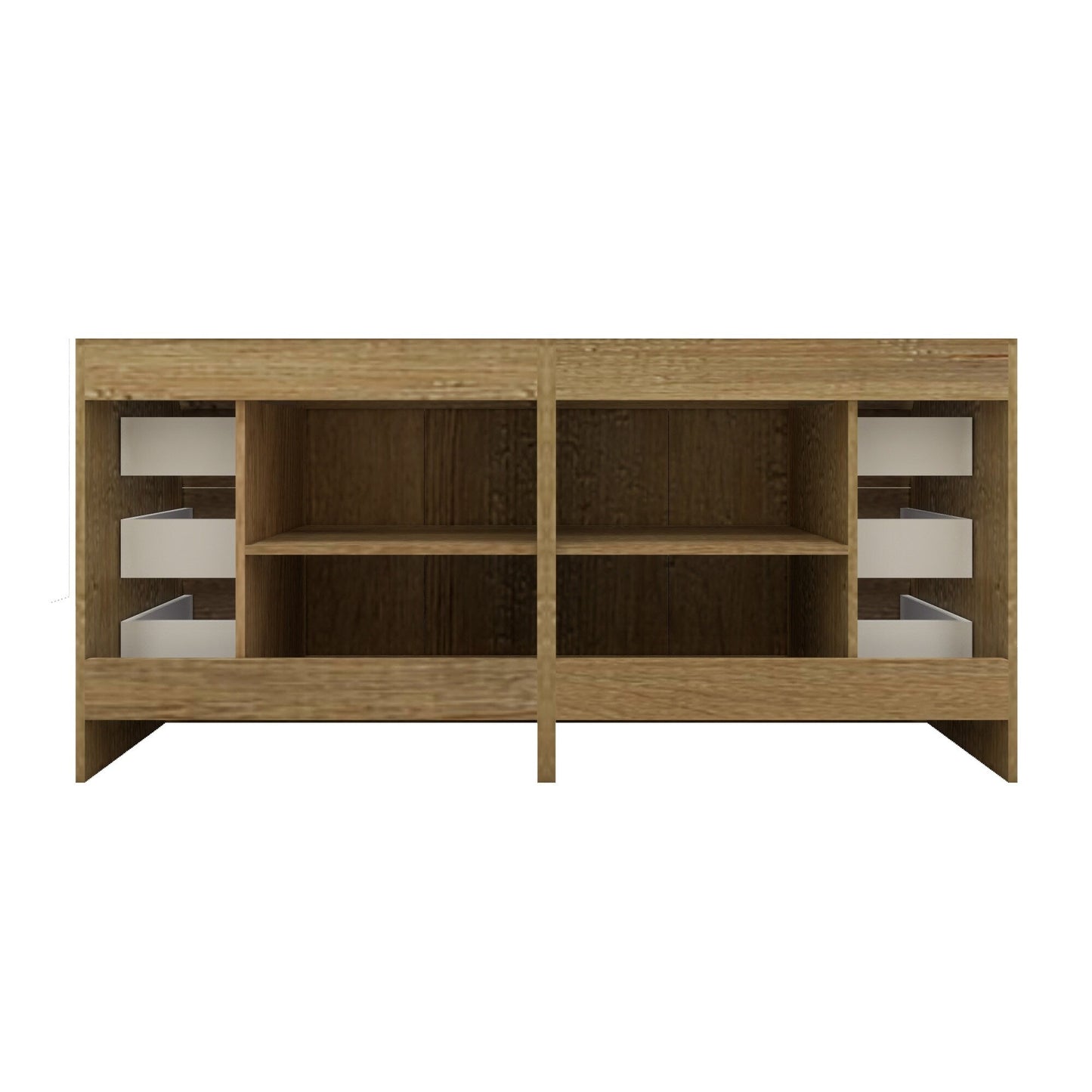 Meuble-lavabo Eliza de 183 cm (72 pouces) à poser avec double vasque