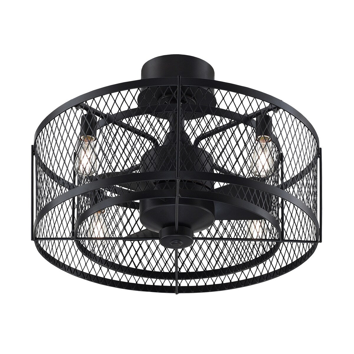Ventilateur de plafond Fanimation Studio Collection Vintere en bronze vieilli à 4 lumières