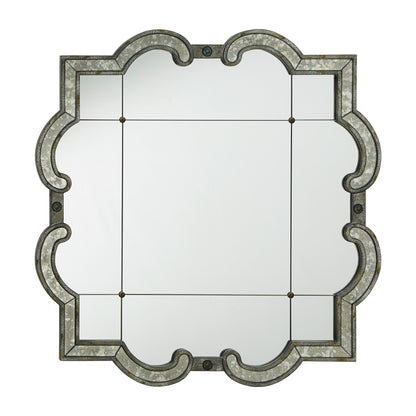 Miroir mural à carreaux argent antique Fantina de iNSPIRE Q Classic