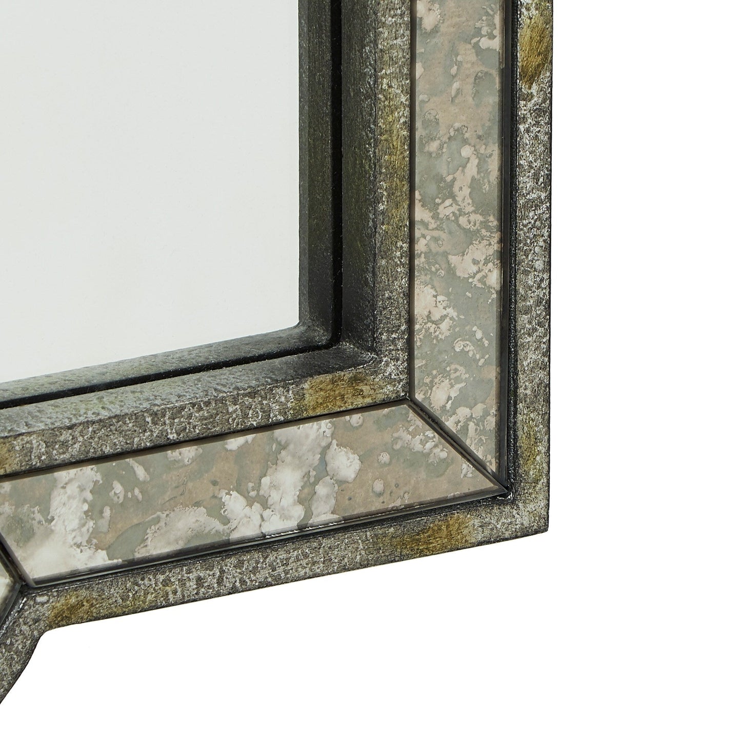 Miroir mural à carreaux argent antique Fantina de iNSPIRE Q Classic