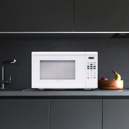 Four à micro-ondes de comptoir Farberware de 1000 watts et 1,1 pi3 avec éclairage LED et verrouillage enfant.