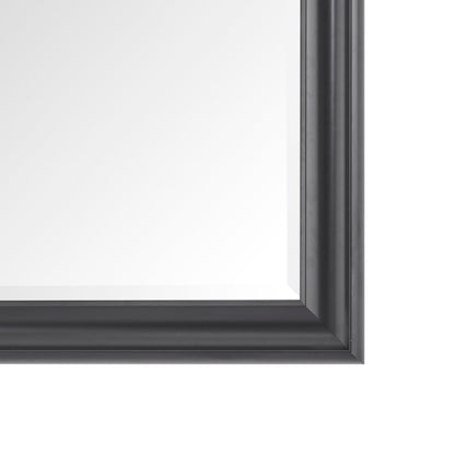 Grand miroir mural rectangulaire avec cadre - Miroir de sol pleine longueur, miroir corporel pour chambre à coucher et dressing.