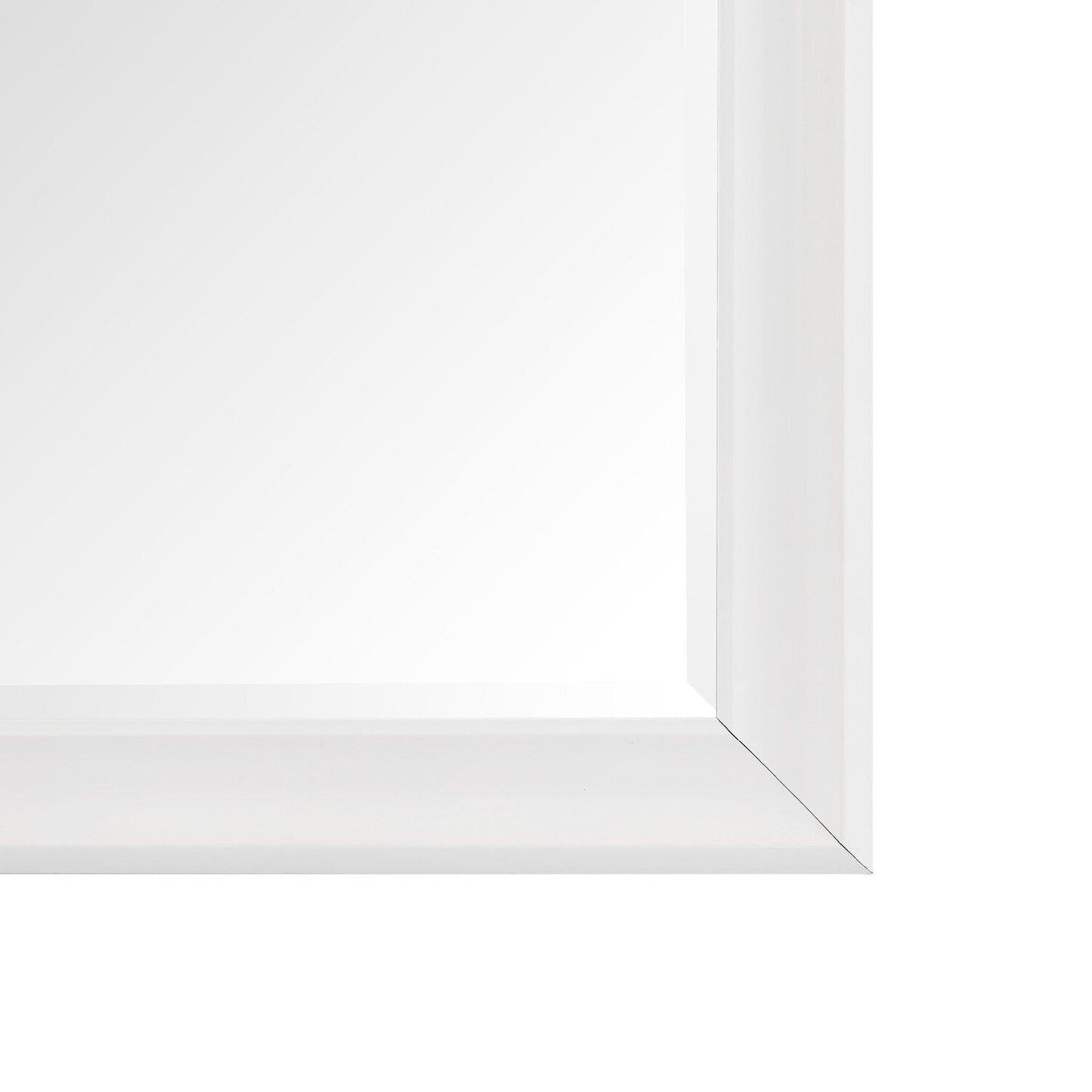 Grand miroir mural rectangulaire avec cadre - Miroir de sol pleine longueur, miroir corporel pour chambre à coucher et dressing.