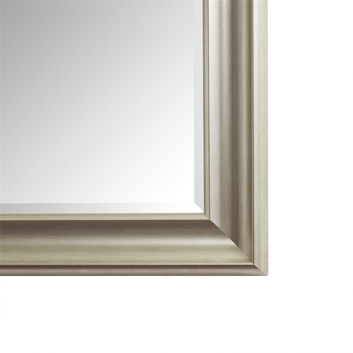 Grand miroir mural rectangulaire avec cadre - Miroir de sol pleine longueur, miroir corporel pour chambre à coucher et dressing.