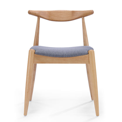 Chaises de salle à manger Francie, style moderne du milieu du siècle (lot de 2) par Christopher Knight Home - 52,1 cm L x 51,4 cm l x 75,6 cm h