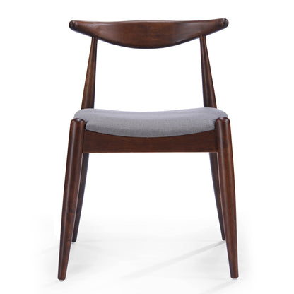 Chaises de salle à manger Francie, style moderne du milieu du siècle (lot de 2) par Christopher Knight Home - 52,1 cm L x 51,4 cm l x 75,6 cm h