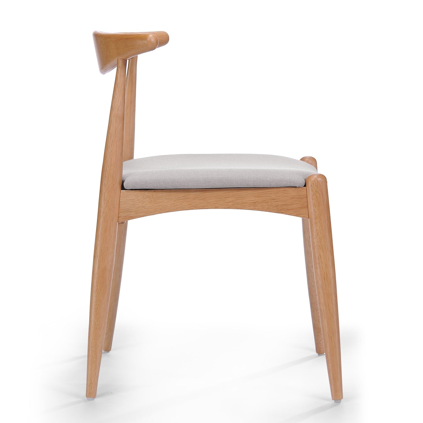 Chaises de salle à manger Francie, style moderne du milieu du siècle (lot de 2) par Christopher Knight Home - 52,1 cm L x 51,4 cm l x 75,6 cm h
