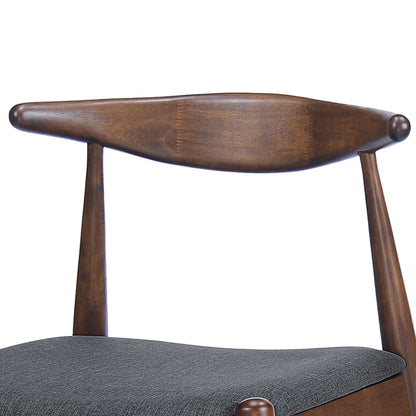 Chaises de salle à manger Francie, style moderne du milieu du siècle (lot de 2) par Christopher Knight Home - 52,1 cm L x 51,4 cm l x 75,6 cm h