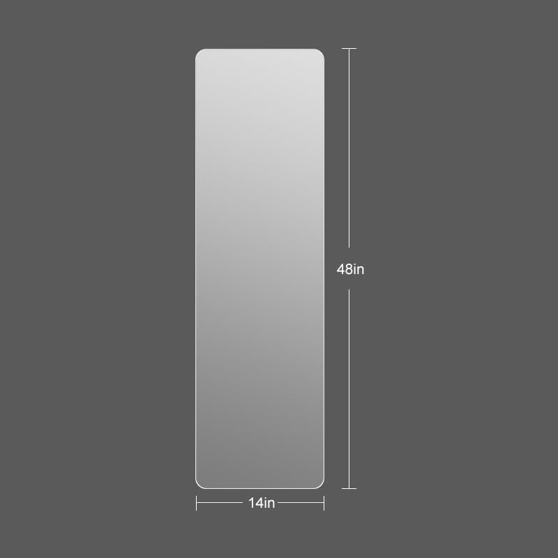 Grand miroir mural sans cadre pour voir tout le corps
