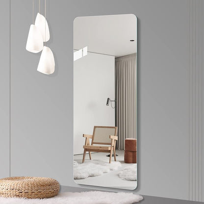 Grand miroir mural sans cadre pour voir tout le corps