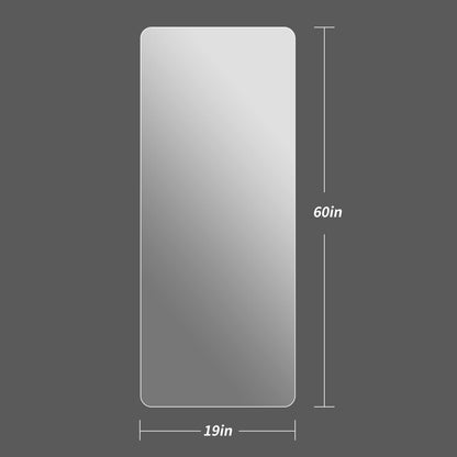 Grand miroir mural sans cadre pour voir tout le corps