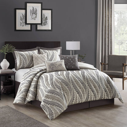 Ensemble de Couette Nanshing Caspa 7 Pièces Motif Feuilles Élégantes