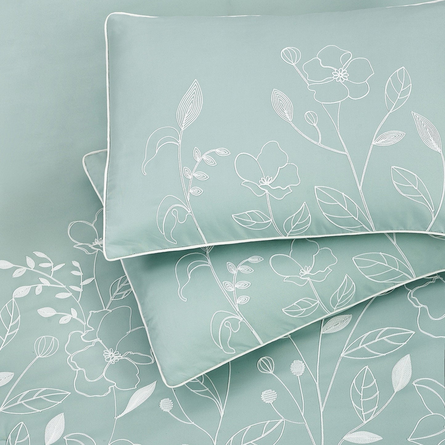 Ensemble de couette Nanshing Taylor 7 pièces à motifs floraux botaniques