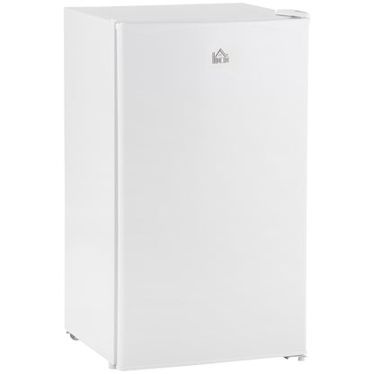 Mini réfrigérateur HOMCOM 3.2 pi³ avec congélateur, réfrigérateur compact à porte simple avec thermostat réglable pour chambre à coucher