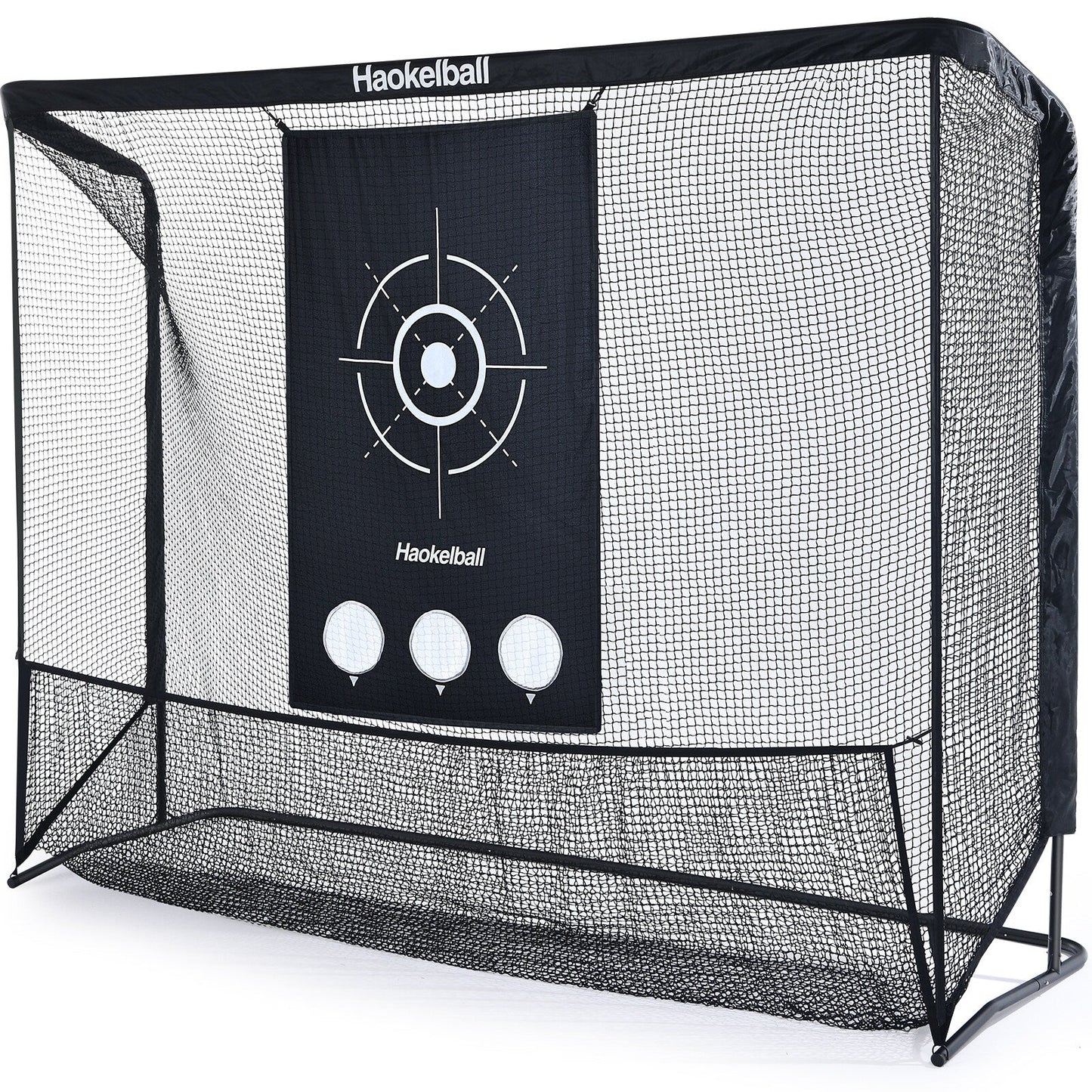 Réseau de golf Haokelball 3x2,3m, filet d'entraînement de golf avec cible en tissu, filet de frappe de golf robuste