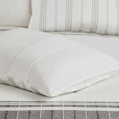 Ensemble de couette surdimensionnée en jacquard de coton Harbor House Morgan, 6 pièces