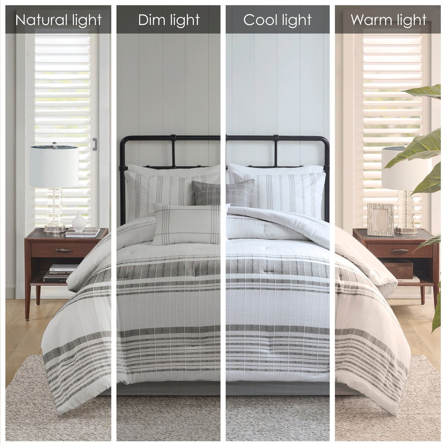 Ensemble de couette surdimensionnée en jacquard de coton Harbor House Morgan, 6 pièces