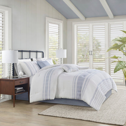 Ensemble de couette surdimensionnée en jacquard de coton Harbor House Morgan, 6 pièces