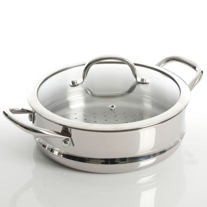 Ensemble de 10 pièces de batterie de cuisine en acier inoxydable haute résistance