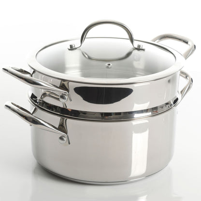 Ensemble de 10 pièces de batterie de cuisine en acier inoxydable haute résistance