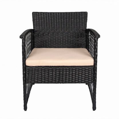 Ensemble de bistro pour terrasse en osier Heritage Outdoor, 3 pièces
