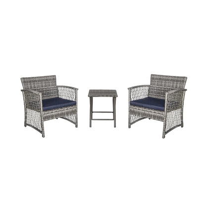 Ensemble de bistro pour terrasse en osier Heritage Outdoor, 3 pièces