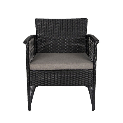 Ensemble de bistro pour terrasse en osier Heritage Outdoor, 3 pièces