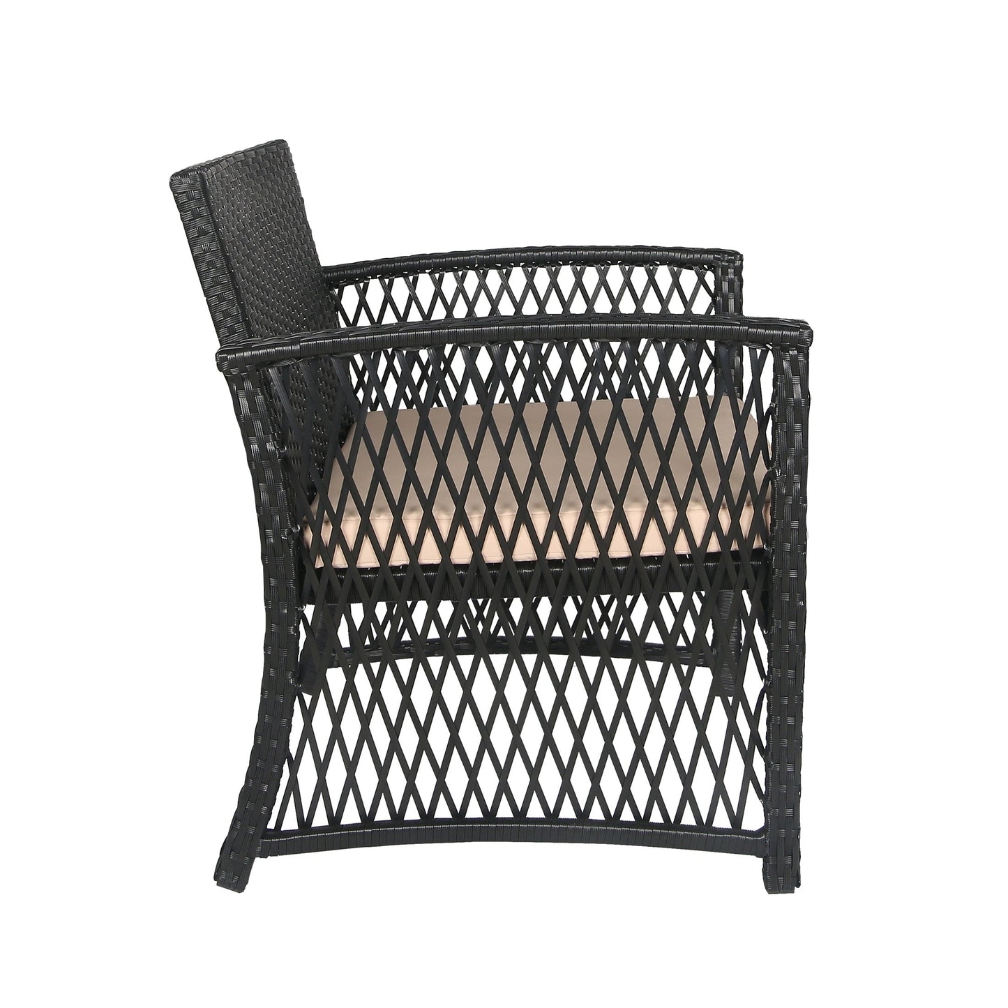 Ensemble de bistro pour terrasse en osier Heritage Outdoor, 3 pièces