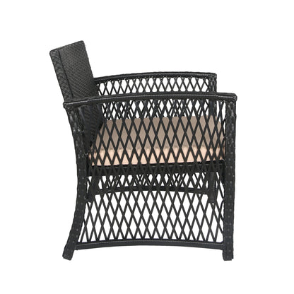Ensemble de bistro pour terrasse en osier Heritage Outdoor, 3 pièces