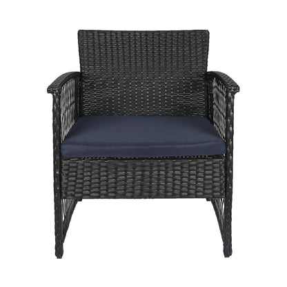 Ensemble de bistro pour terrasse en osier Heritage Outdoor, 3 pièces