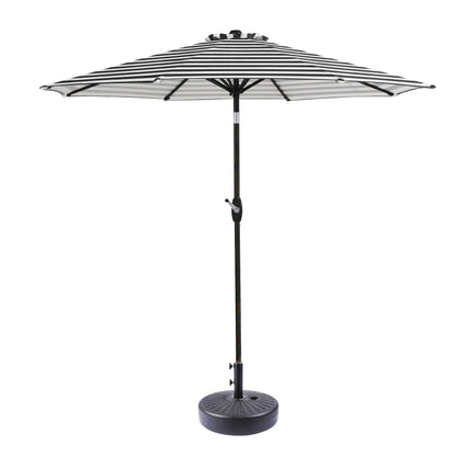 Parasol de terrasse Holme de 2,7 mètres et pied de support