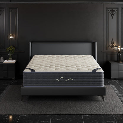 Matelas hybride double face SweDrea de 35,5 cm (14 po) de luxe – Fermeté moyenne/ferme avec les certifications CertiPUR-US, SGS et OEKO-TEX