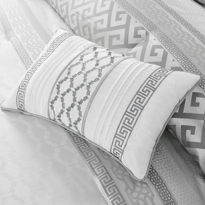 Ensemble de couette Christian à motifs géométriques en jacquard de Madison Park, 7 pièces