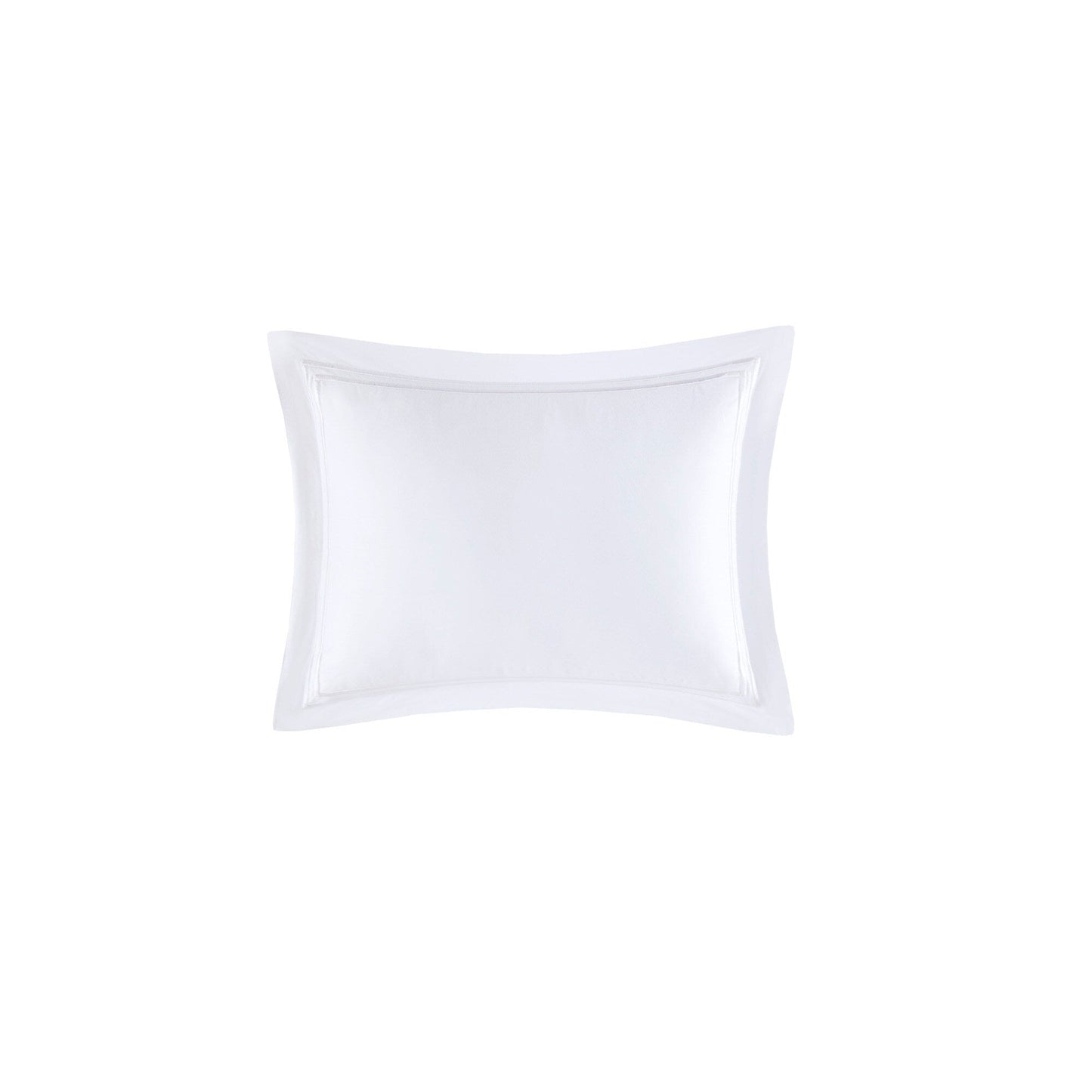 Ensemble de housse de couette brodée en satin de coton 100 % de la collection de luxe Madison Park Signature à 500 fils au pouce carré.
