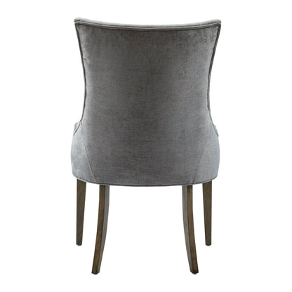 Madison Park Signature Ultra Fauteuils de salle à manger capitonnés avec pieds en bois (lot de 2) - N/A