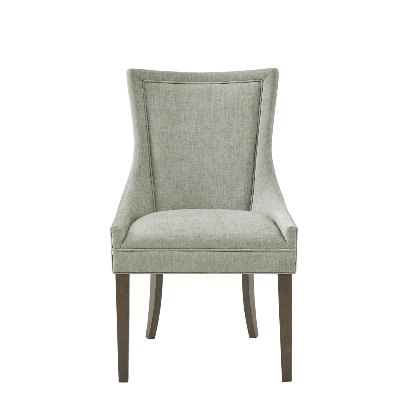 Madison Park Signature Ultra Fauteuils de salle à manger capitonnés avec pieds en bois (lot de 2) - N/A