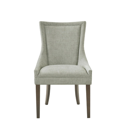 Madison Park Signature Ultra Fauteuils de salle à manger capitonnés avec pieds en bois (lot de 2) - N/A