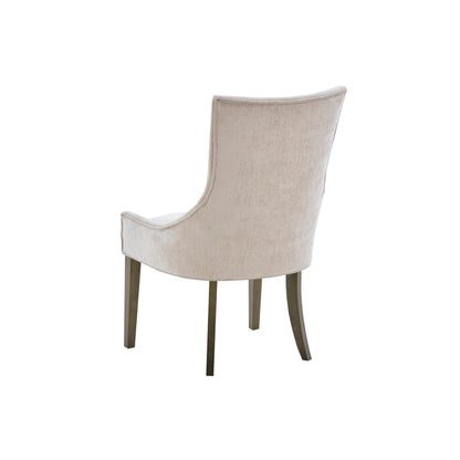 Madison Park Signature Ultra Fauteuils de salle à manger capitonnés avec pieds en bois (lot de 2) - N/A