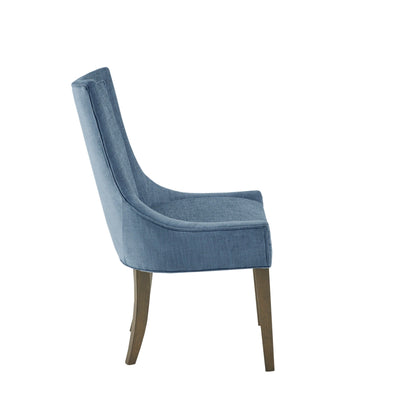 Madison Park Signature Ultra Fauteuils de salle à manger capitonnés avec pieds en bois (lot de 2) - N/A