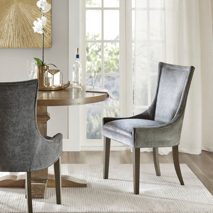Madison Park Signature Ultra Fauteuils de salle à manger capitonnés avec pieds en bois (lot de 2) - N/A