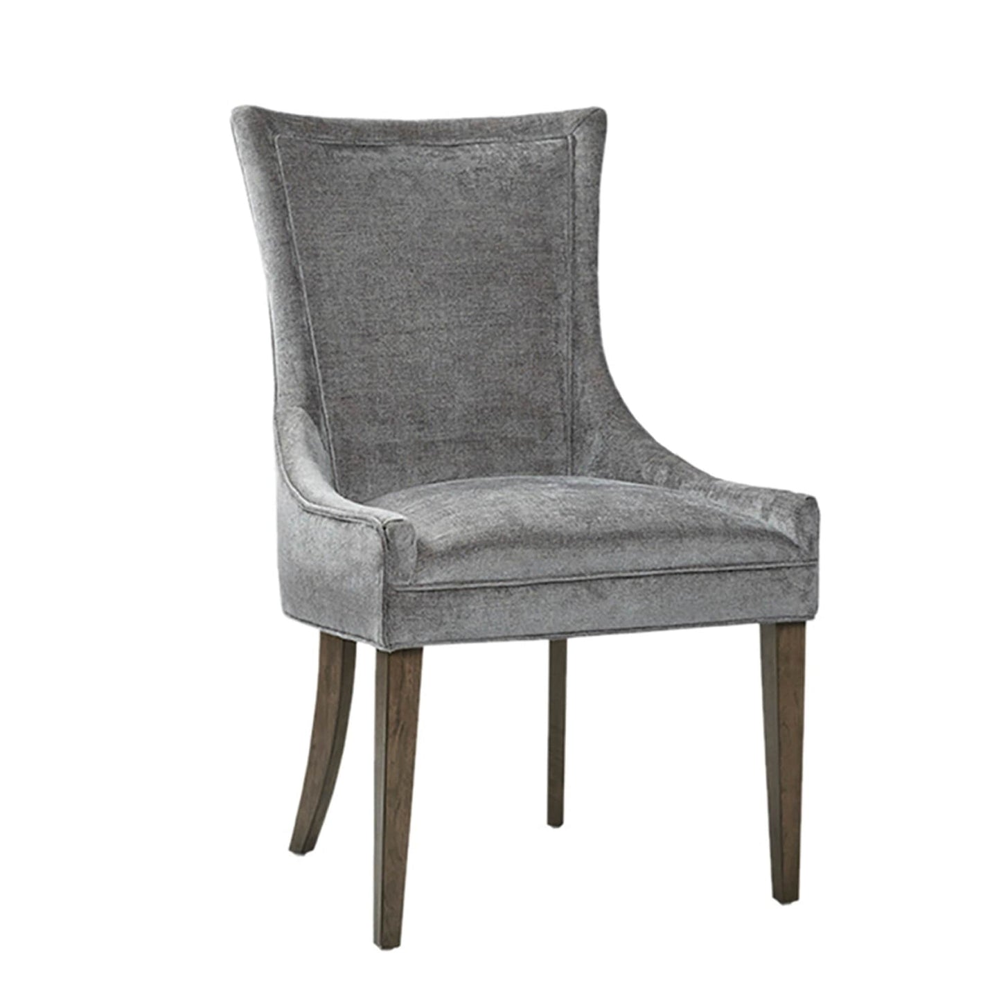 Madison Park Signature Ultra Fauteuils de salle à manger capitonnés avec pieds en bois (lot de 2) - N/A