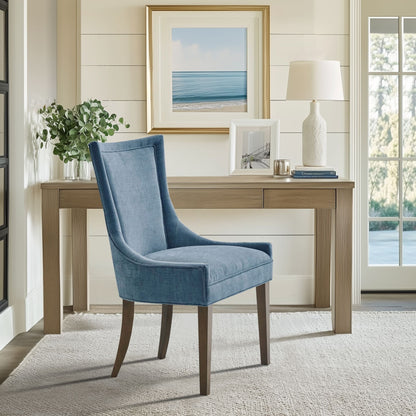 Madison Park Signature Ultra Fauteuils de salle à manger capitonnés avec pieds en bois (lot de 2) - N/A