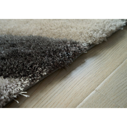 Tapis de sol abstrait à poils longs Mateos