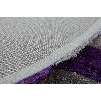 Tapis de sol abstrait à poils longs Mateos