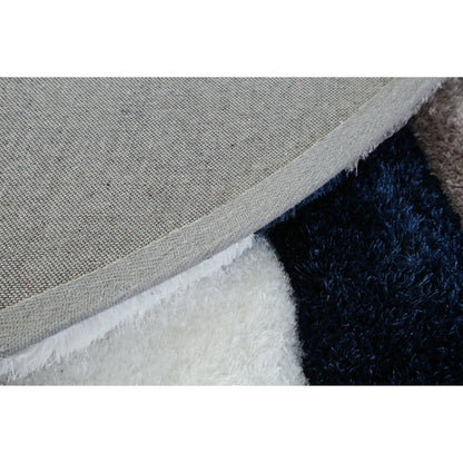 Tapis de sol abstrait à poils longs Mateos