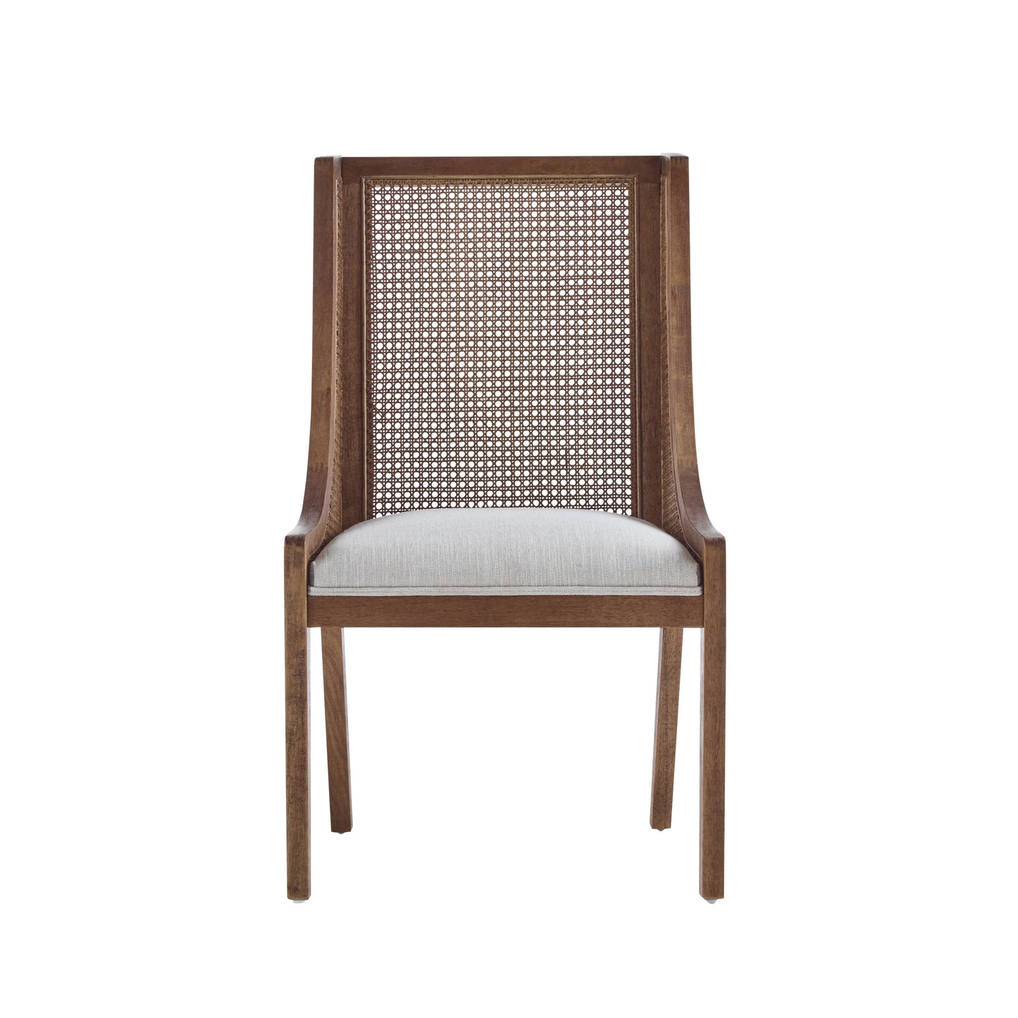 Chaises de salle à manger rembourrées en osier et bois Maurers (lot de 2) par Christopher Knight Home