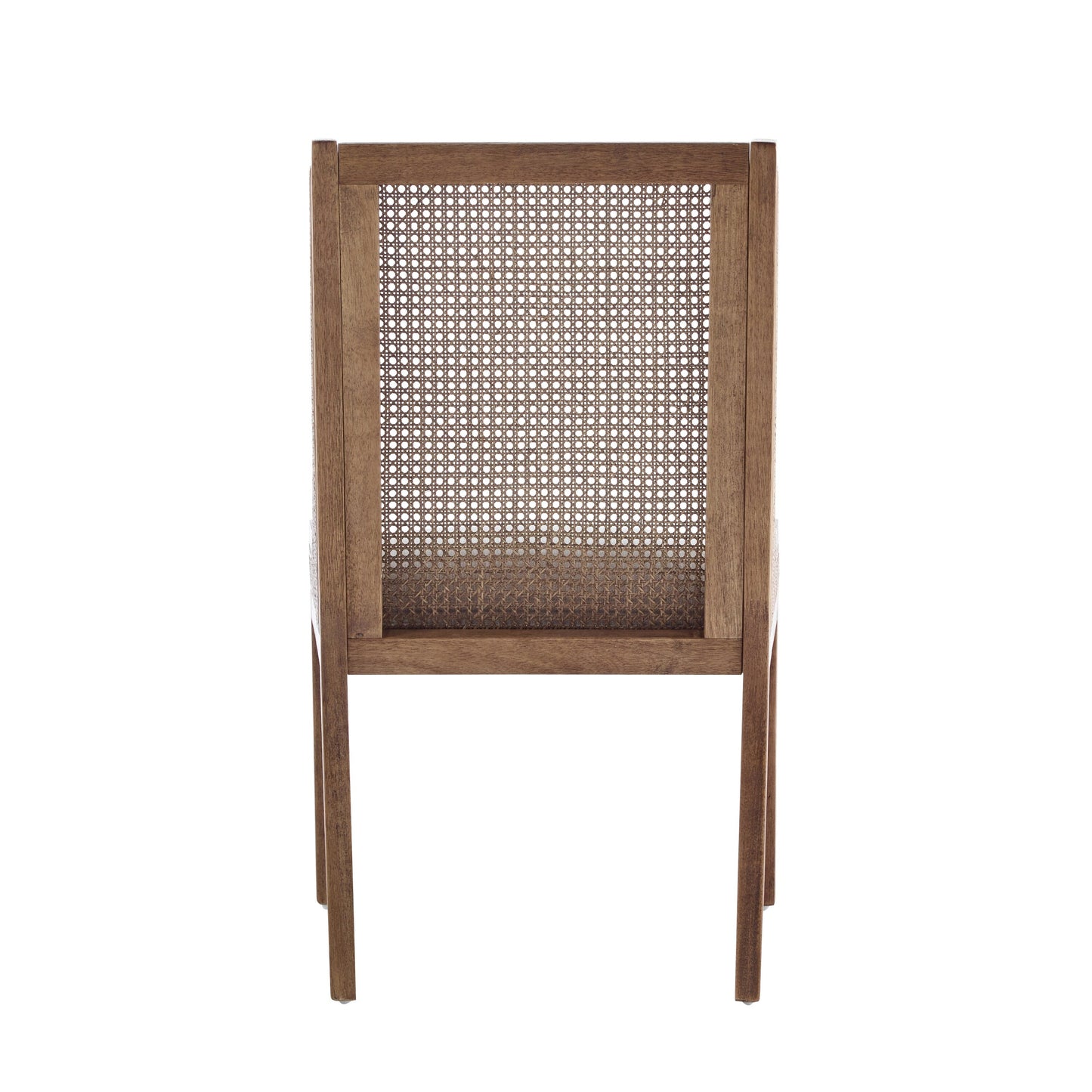 Chaises de salle à manger rembourrées en osier et bois Maurers (lot de 2) par Christopher Knight Home