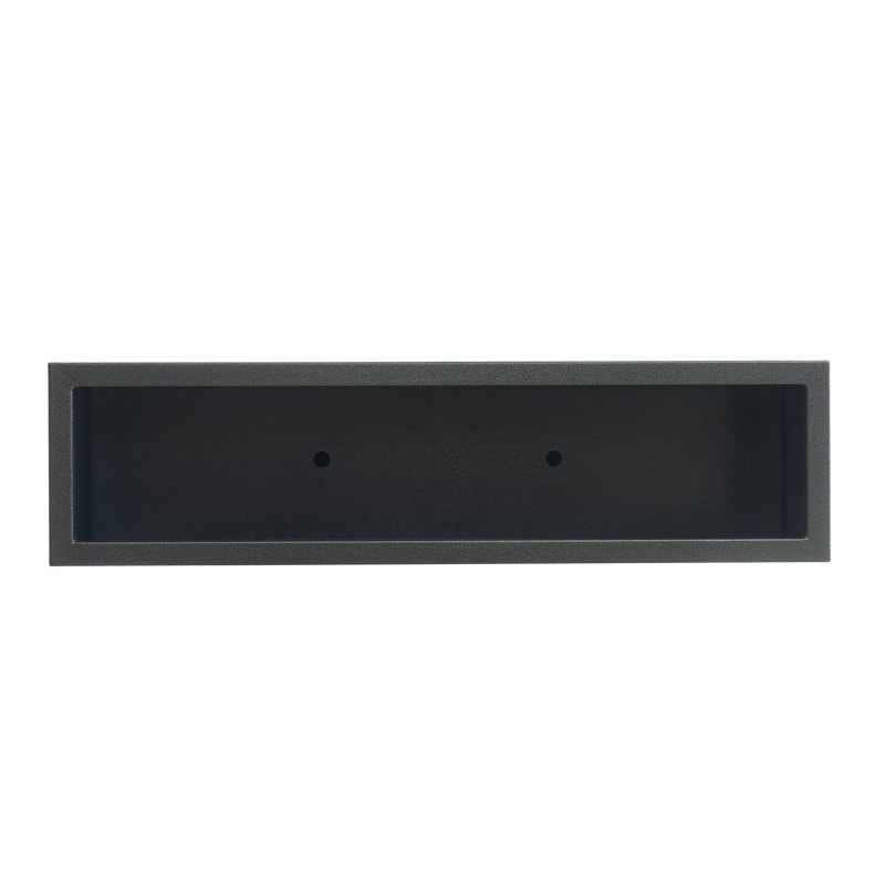 Grand bac à plantes métallique pour plantes d'extérieur, 96,5 cm de long x 25,4 cm de large x 76,2 cm de haut - Bac à plantes séparateur en métal - 96,5x76,2x25,4 cm