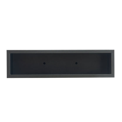 Grand bac à plantes métallique pour plantes d'extérieur, 96,5 cm de long x 25,4 cm de large x 76,2 cm de haut - Bac à plantes séparateur en métal - 96,5x76,2x25,4 cm